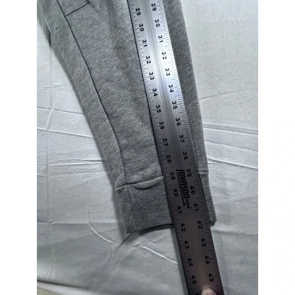 US Polo Assn Mens Heather Gray Fleece Jogger Sweatpants XL Zip Pockets‎ 11CB640